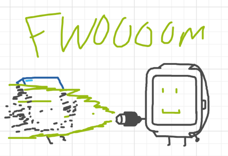 A panel from Running Duos, episode four of the Board Boards object show by Furretwalk/WalkingFurret.